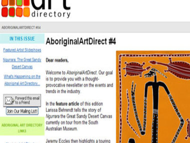 Aboriginal Art Direct #4: Ngurrara The Great Sandy Desert Canvas
