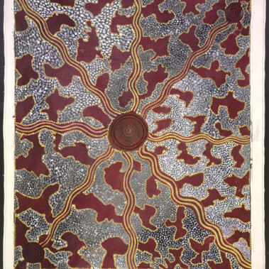 Honey Ant HuntThis artwork was part of a special slideshow feature for the exhibition Papunya Painting: Out of the Desert at the Australian Museum