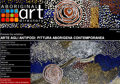 Isarte presents Arte Agli Antipodi: pittura aborigena contemporanea