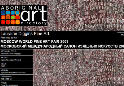 Lauraine Diggins Fine Art presents at the Moscow World Fine Art Fair 2008