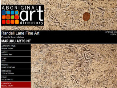 Randell Lane Fine Art Gallery presents Maruku Arts NT