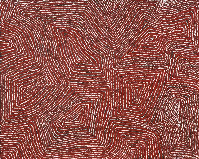 TingariGeorge (Hairbrush) Tjungurrayi began painting amongst the second generation of western desert artists and exhibited prominently and more frequently from the early 1990â€™s. His first solo exhibition was held in 1997 at Utopia Art