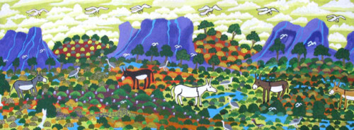 Titjikala WayDoris has painted the countryside around Titjikala where she has lived for over 20 years.