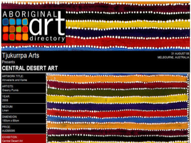 Tjukurrpa Arts presents Central Desert Art