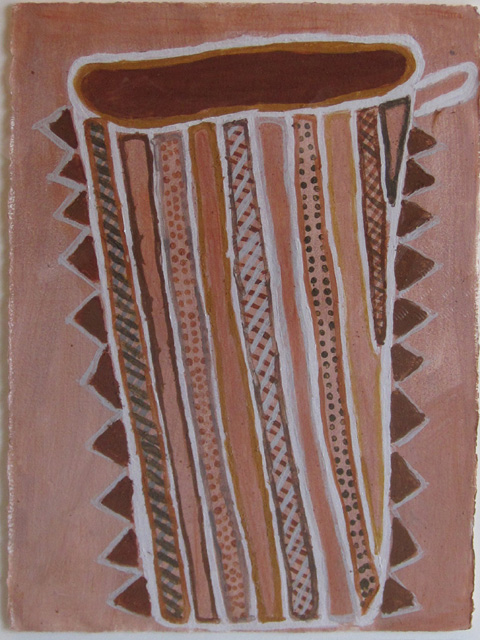 Tunga"Pumpuni Jilamara - This means good painting in the early days. Tunga for basket